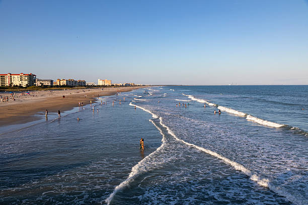 istock People Wading in Shallow Waves at Cocoa Beach, Florida 2253814026