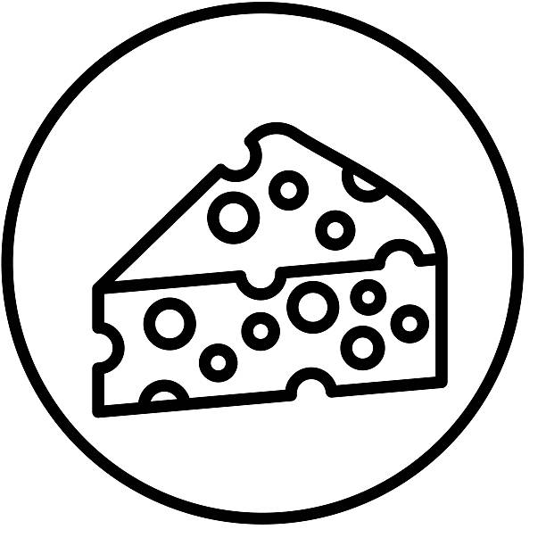 Vector Design Cheese Icon Style