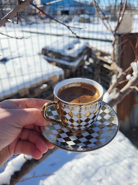 Coffee in the snow