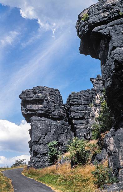 The Giant Mountains (Krkonoš in Czech) are a stunning mountain range. Winding road