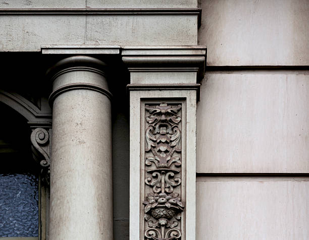 istock small bust of a demon on the floral column 2253830456