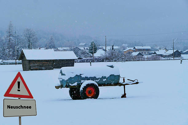 istock Sign Fresh Snow german 