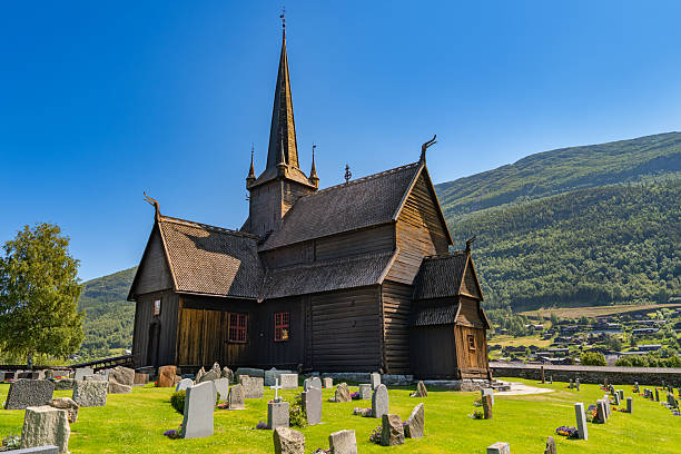 13th Century Stave Church near Oslo, Norway.