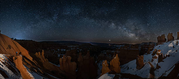 istock Milky Way Arch over Bryce Canyon in winter 2253837624