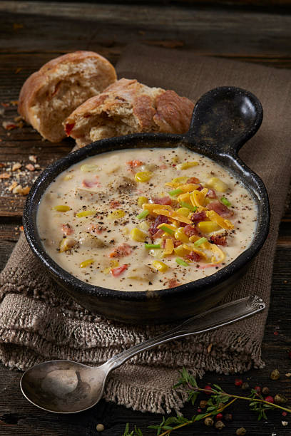 Ham Corn and Potato Chowder