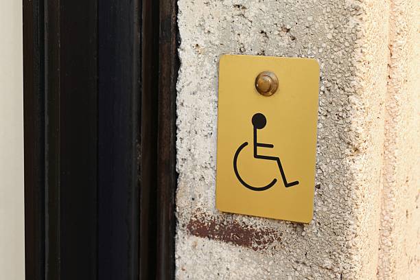 istock Accessible Doorbell at Wheelchair Height, Rome 2253859848