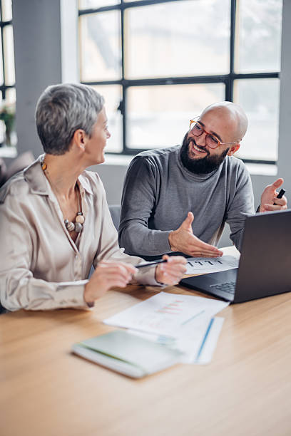 istock Insightful conversation during a professional meeting 2253860819