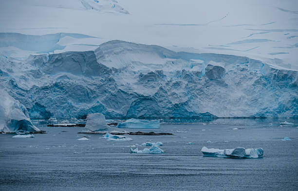 istock Antarctica Neumayer Channel Floating Icebergs Excursion Peaceful Glacier Nature. Icy Bits Snow Covered Mountain Frozen Remote Destination Climate 2253864168