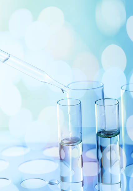 istock Scientific research and experimentation in laboratory setting; precise analysis with dropper and test tubes, capturing the essence of chemistry 2253873693