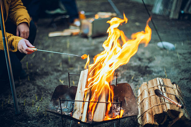 istock Cooking food over a campfire during outdoor camping 2253877180
