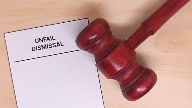 istock Judge gavel on Unfail Dismissal document on wooden desk 2253879208