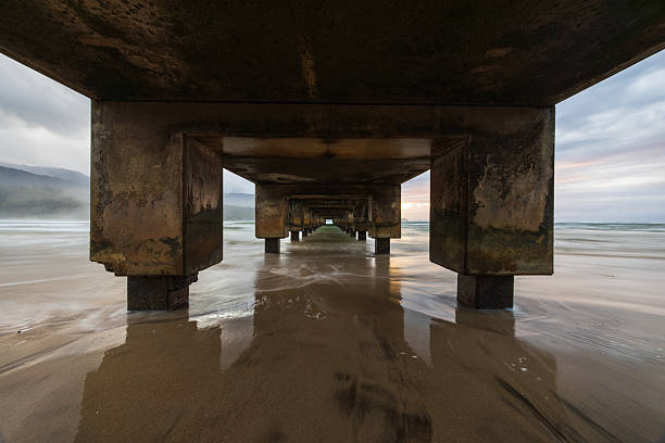istock Underneath a Pier at Hanalei Bay, Kauai 2253879549