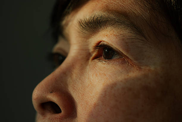 istock Eyesight of a mature person. 2253885907