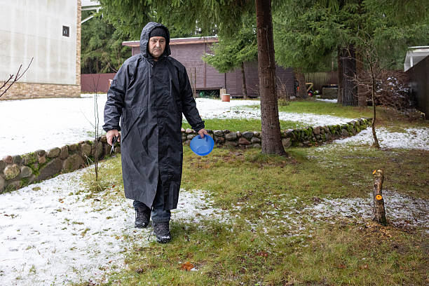 istock Active senior gardening in winter backyard 2253886188