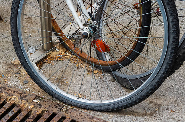 istock flat tire on a bike 2253888039