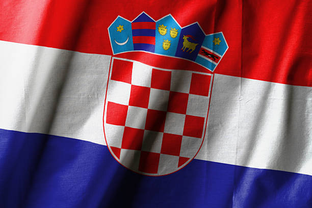 Croatia national flag. High quality photo