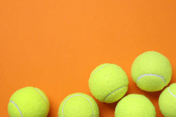 istock Tennis balls on a color background 2253891808