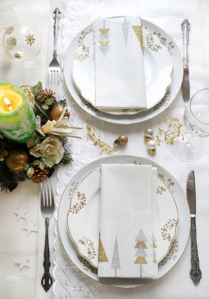 istock Table set for the Christmas holidays. 2253892734