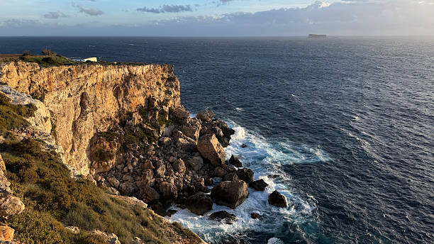 istock Xaqqa cliffs, Southeast of Malta. Natural landscape 2253893587