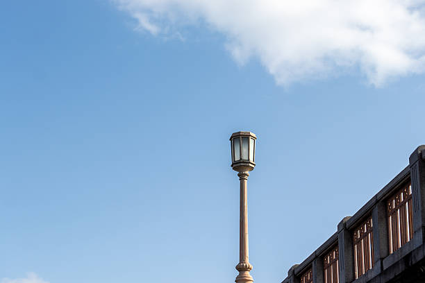 Street lamp on the bridge