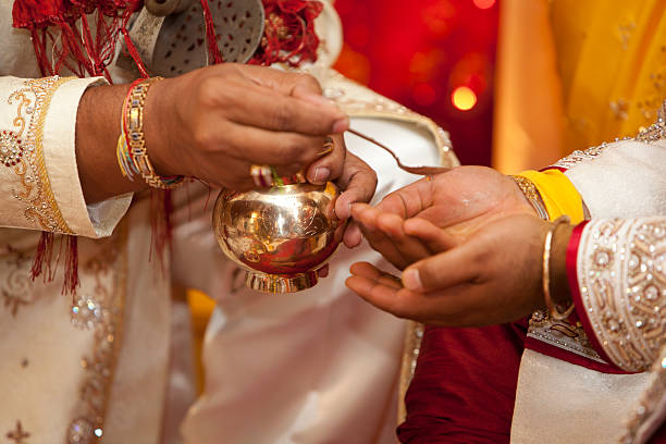 istock Hindu Wedding Ceremony ritual in details 2253899600