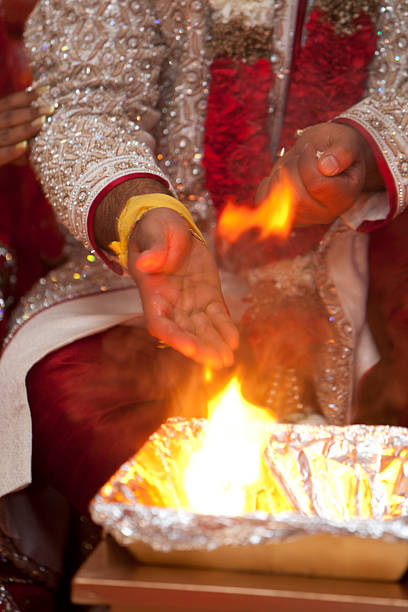 istock Hindu Wedding Ceremony ritual in details 2253899651