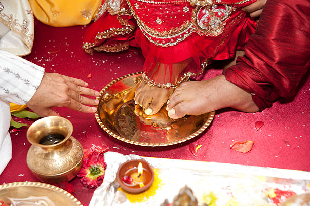 istock Hindu Wedding Ceremony ritual in details 2253899672