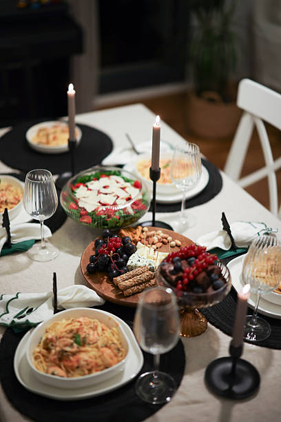 istock Traditional Turkish meze and appetizers on dinner table 2253903012