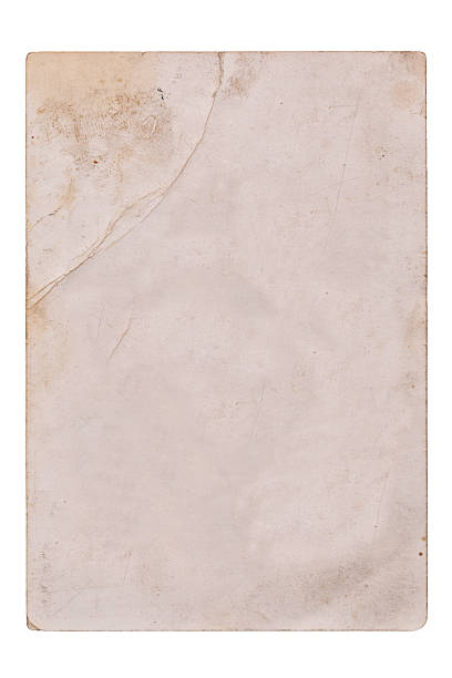 istock Old faded photo on white 2253905017