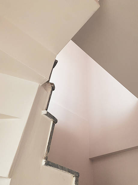 Newly constructed walls and the craftsmen's workmanship details