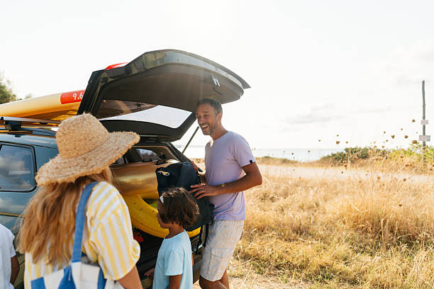 istock Road trip to a perfect beach! 2253908270