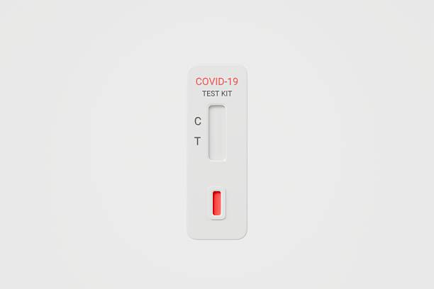 istock 3D COVID-19 Coronavirus Tests kit icon. coronavirus, positive and negative rapid test cassettes. Coronavirus Antibody Tests May Produce Contradictory. Minimal cartoon COVID-19 test kit. 3d render. 2253915265