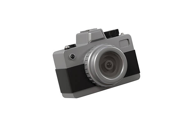 istock 3D Camera photo with lens and flash icon isolated on transparent white background. Minimal cartoon modern digital camera icon. Compact digital photo camera. Picture concept. 3d render illustration. 2253916726