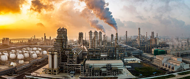 istock Chemical plant environmental pollution 2253918423