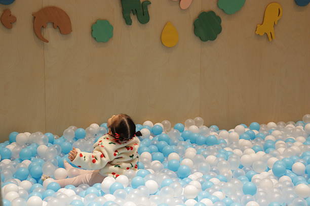 Children on the balls