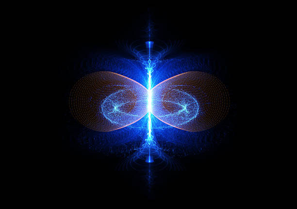 Plasma flow in a tokamak nuclear fusion system showing high-energy particle confinement under powerful magnetic fields used in advanced energy research.