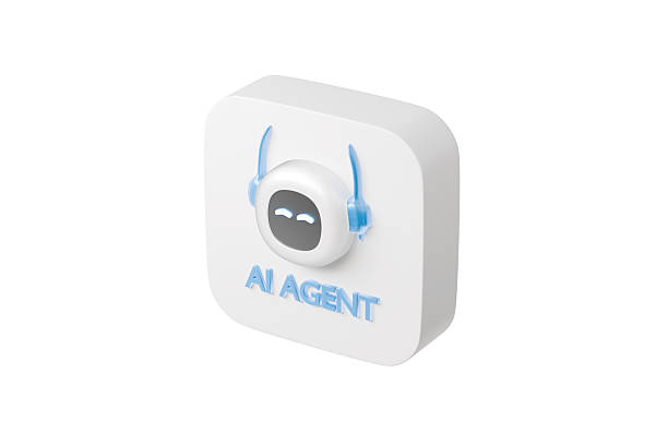 istock 3d ai agent icon. artificial intelligence chatbot concept. Minimal cartoon ai head robot avatar customer service bot for ai agent isolated on white transparent background. 3d render 2253931132