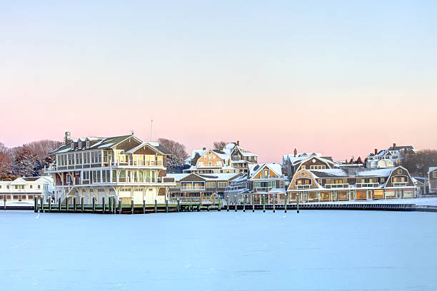 istock Winter in Watch Hill, Rhode Island 2253937292