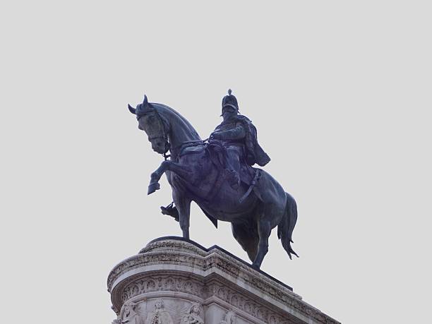 Statues at Campidoglio hill in Rome