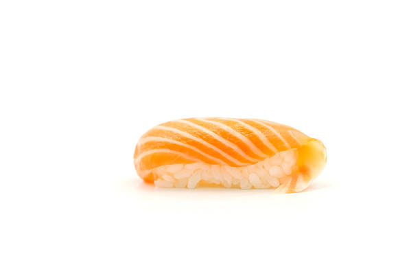 Salmon sushi is a type of Japanese food.