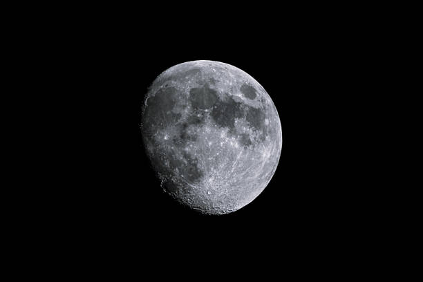 istock Detailed Full Moon against Black Night Sky with Visible Craters 2253953153