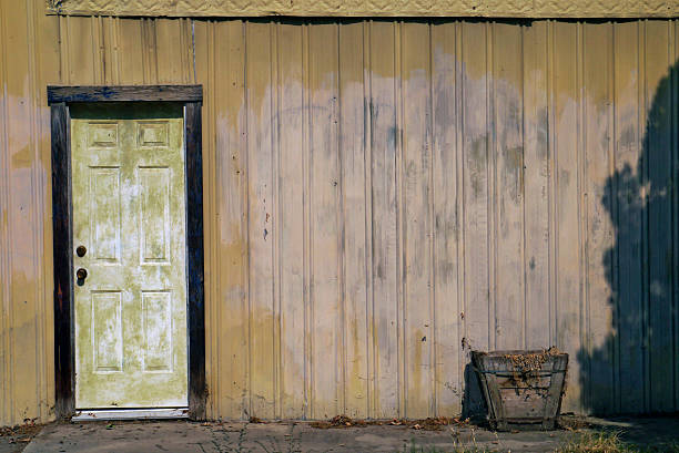 Goldrush heritage buildings in Dawson City Yukon