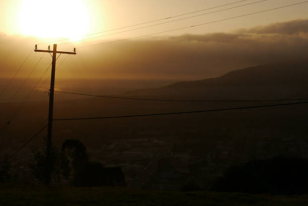 Grant Park overlooks the Pacific Ocean, and the old section of Ventura.  Locals frequently visit the park to watch the sunset.
