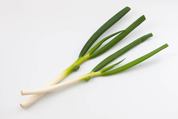 istock green onion isolated on white background 2253960136