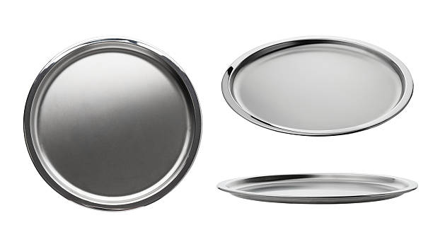 istock steel metal tray on white isolated background 2253963008