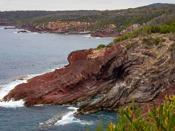The rocky coastline of Ben Boyd (Beowa) National Park - NSW