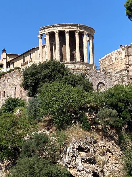 istock Parco Villa Gregoriana Temple on Hill 2253965945