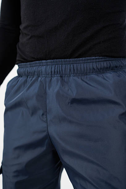 Stylish Athletic Wear CloseUp Featuring Comfortable Navy Performance Pants paired perfectly with a Fitted Black Long Sleeve Top, ideal for maintaining an Active Lifestyle effortlessly