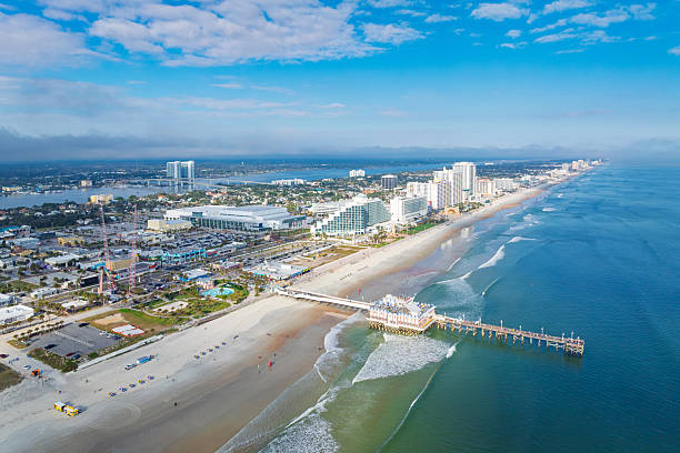 istock Daytona Beach, Florida Drone Angle Cityscape 2253974645