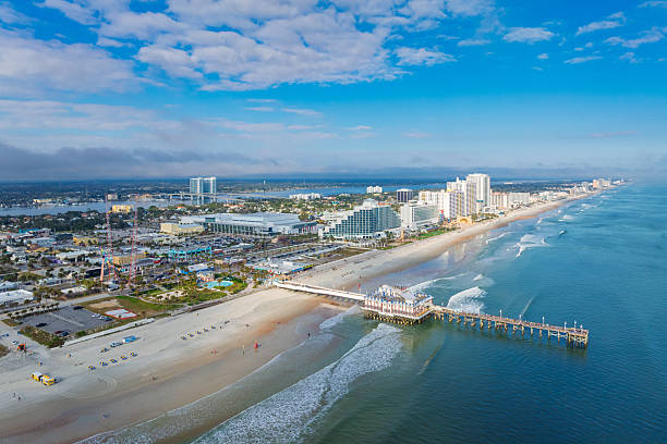 istock Daytona Beach, Florida Drone Angle Cityscape 2253974646